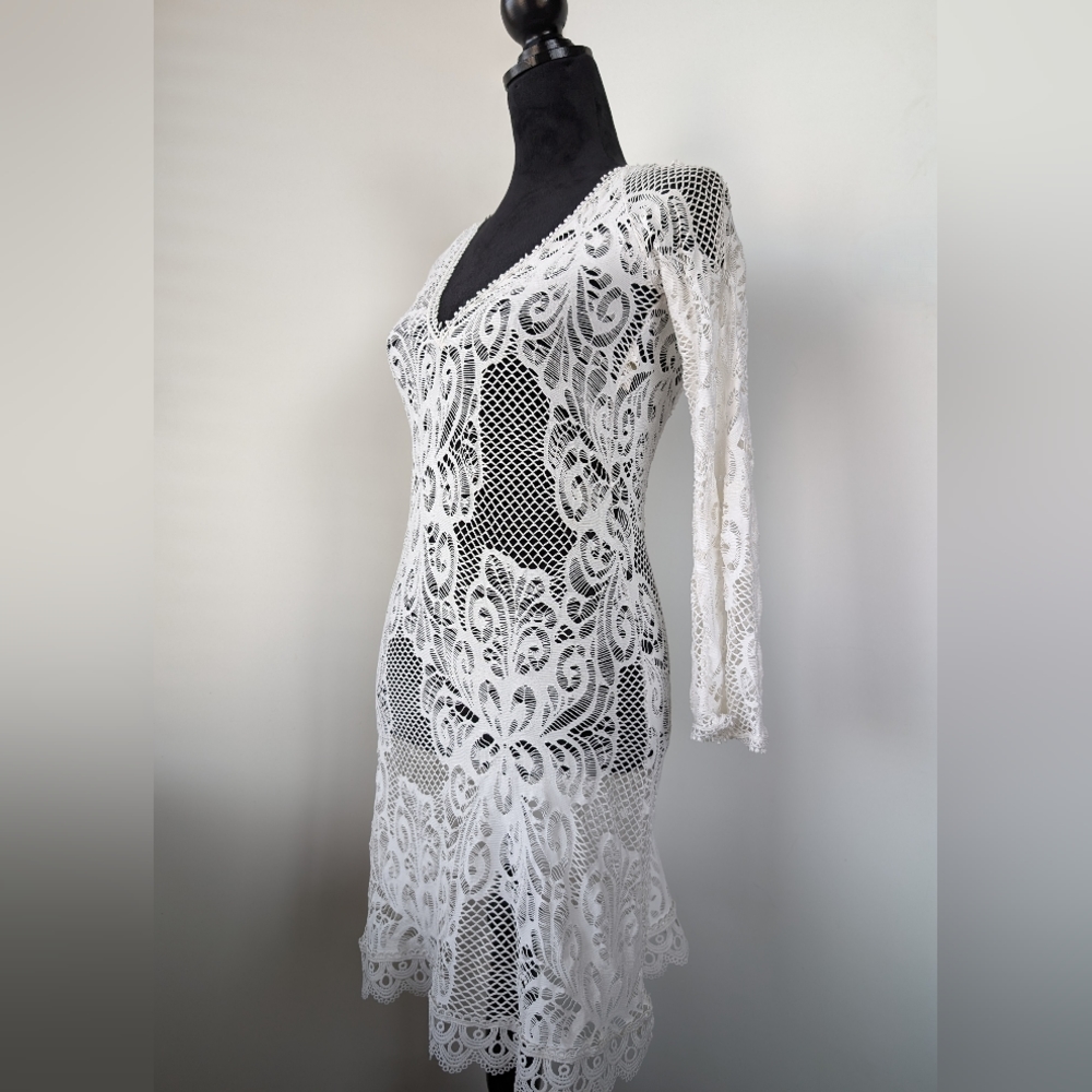 Saha Women's White Swim Cover-up